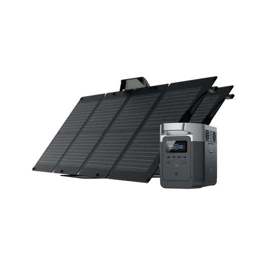 EcoFlow DELTA 2 Portable Power Station + 110W Portable Solar Panel