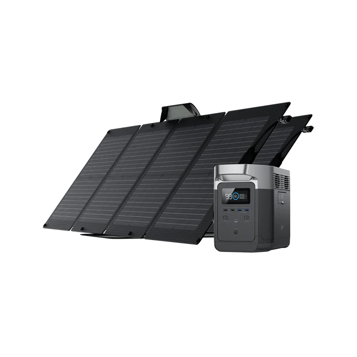 EcoFlow DELTA 2 Portable Power Station + 110W Portable Solar Panel
