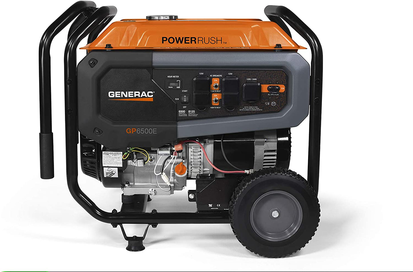 Generac GP6500E 6500W/8125W Electric Start Gas Generator