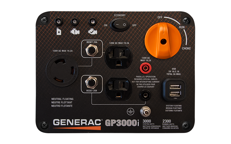 Generac GP3000i 2300/3000w Gas Inverter Generator