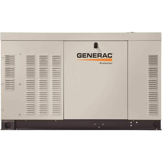 Generac Protector RG06024JNAX 60kW Liquid Cooled 3 Phase 120/240V Standby Generator Natural Gas