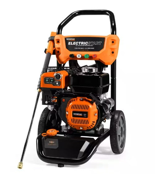 Generac 3100 PSI 2.5 GPM Electric Start Gas Pressure Washer 8894