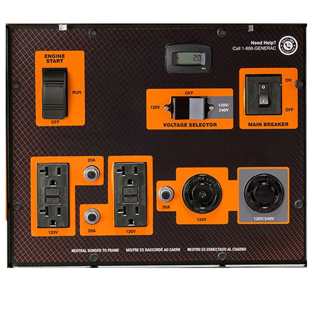 Generac XD5000E 5000W/5500W Diesel Electric Start Generator