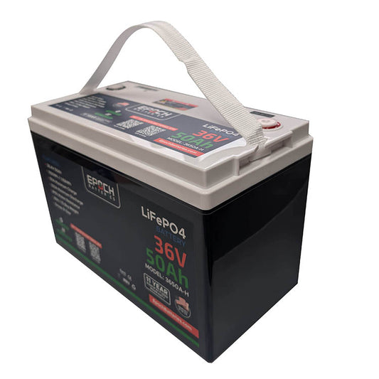 Epoch Batteries 36V 50Ah Essential Series LiFePO4 Battery