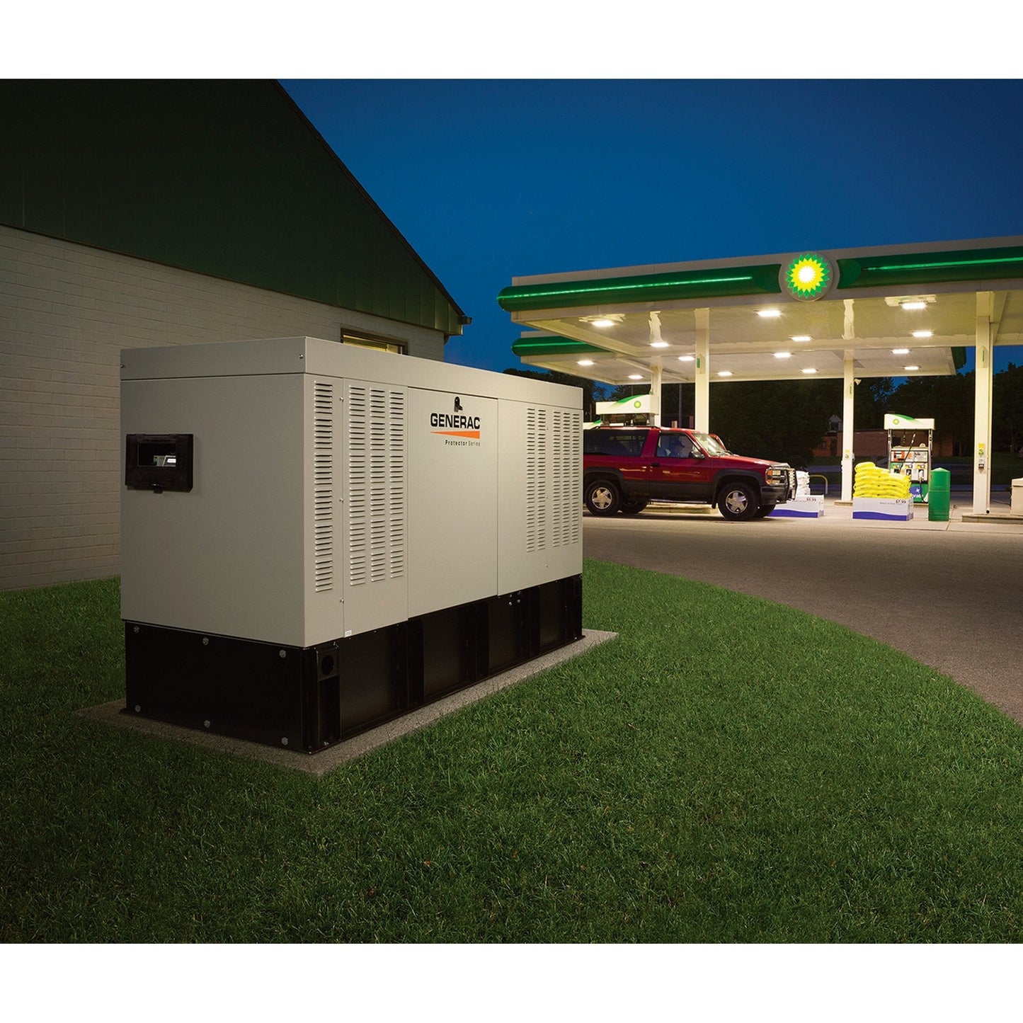 Generac Protector 15kW RD01523ADAE Diesel Liquid Cooled 1 Phase 120/240V Standby Generator