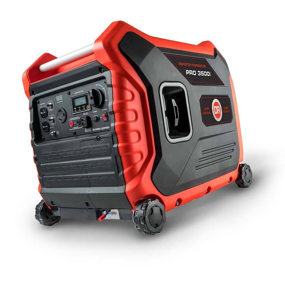 Generac/DR Power IQ3500 / PRO 3500i 3000/3500W Gas Electric Start Inverter Generator W/ Wheel Kit