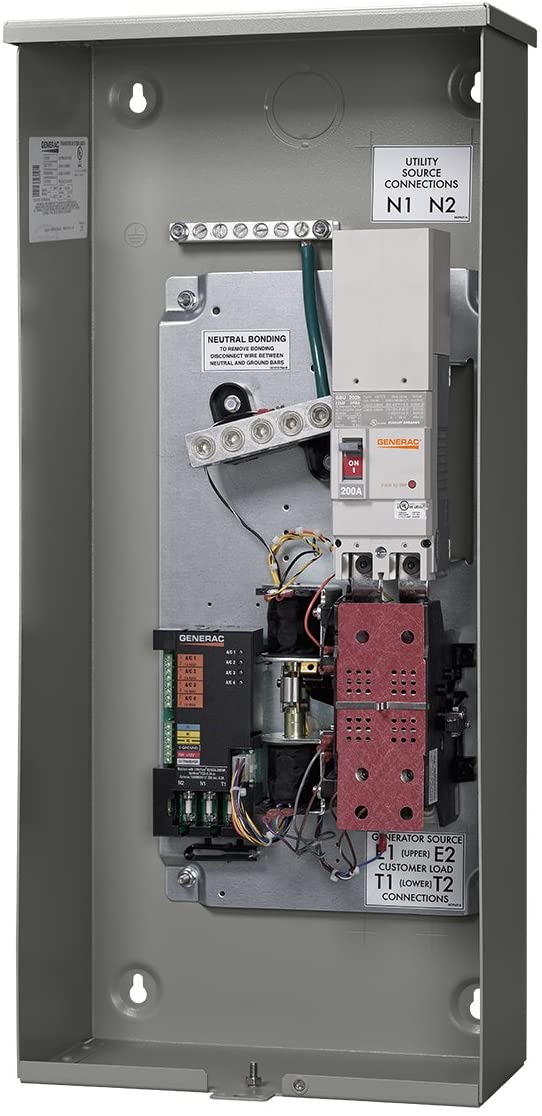 Generac RXSW200A3 200 Amp Service Entrance Rated Automatic Transfer Switch