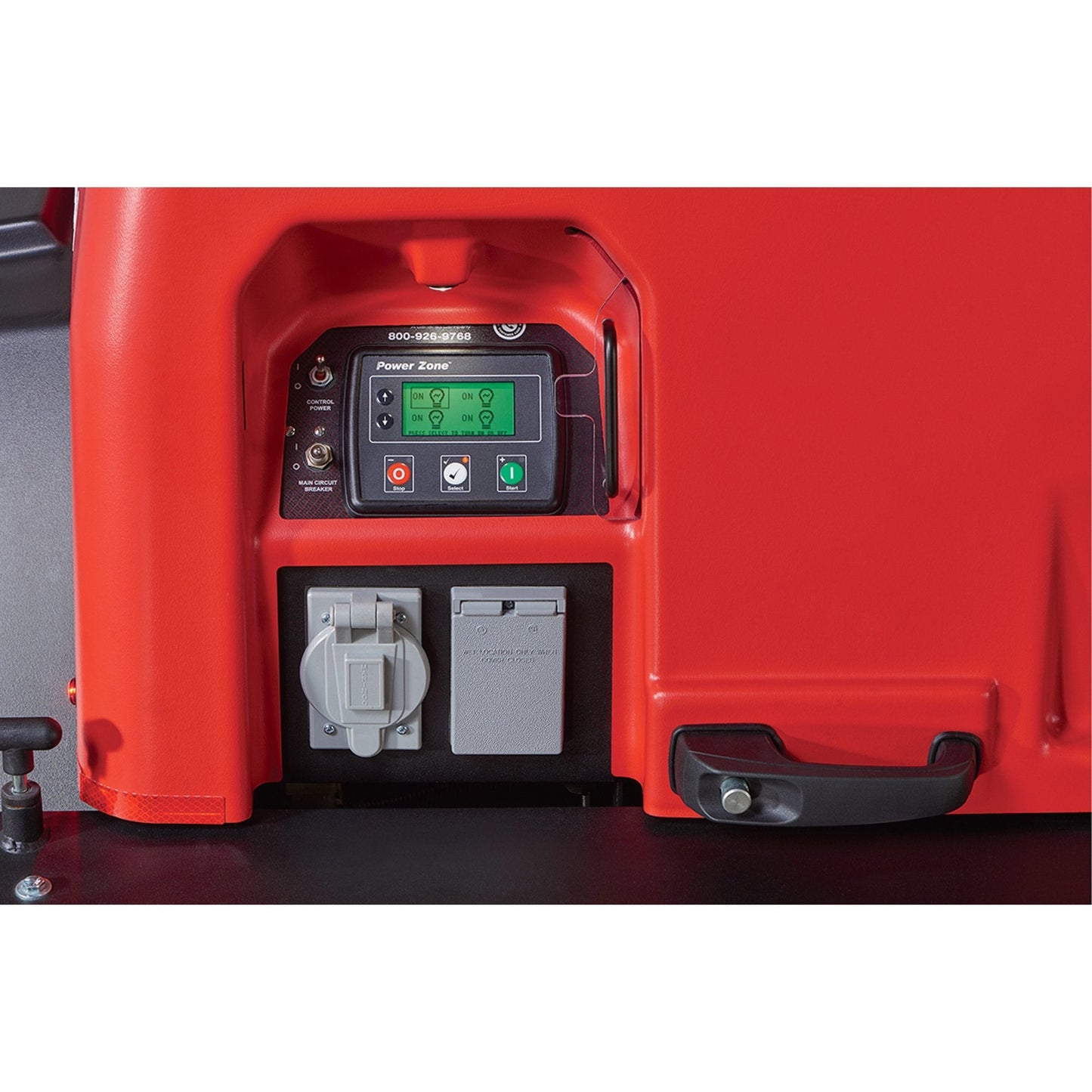 Generac MLT6SKDS-STD 6KW Diesel Kubota Engine LED Vertical Mast Mobile Light Tower
