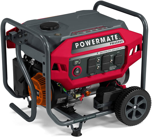Generac/Powermate PM4500E 3600W/4500W Gas Electric Start Generator