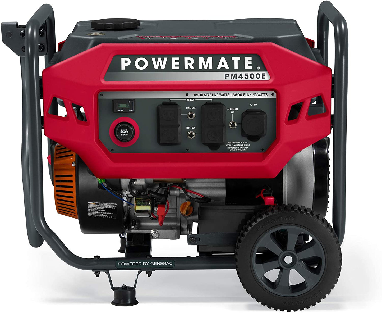 Generac/Powermate PM4500E 3600W/4500W Gas Electric Start Generator
