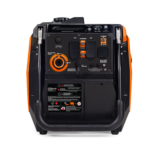 Generac iQ5200 DF 8947 3900W/5200W Generator Dual Fuel Gas Propane Low THD Inverter COSense Electric Start