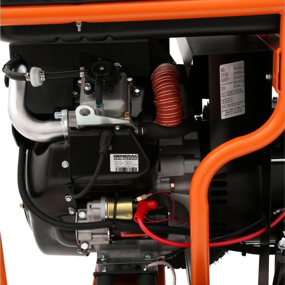 Generac GP17500E 17500W/26250W Gas Generator Electric Start
