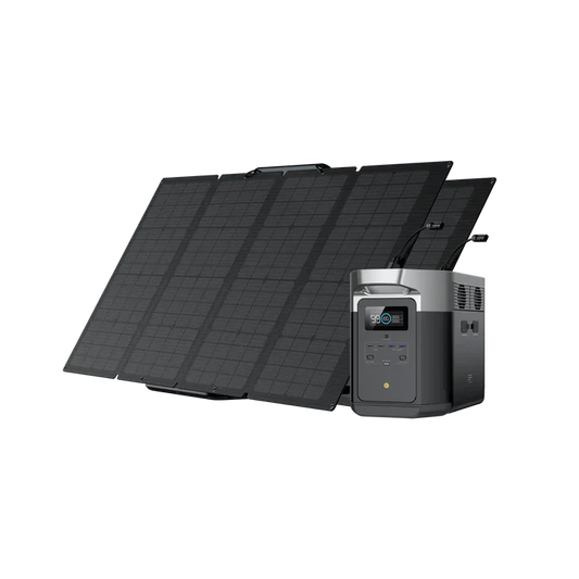 EcoFlow DELTA 2 Portable Power Station + 160W Portable Solar Panel