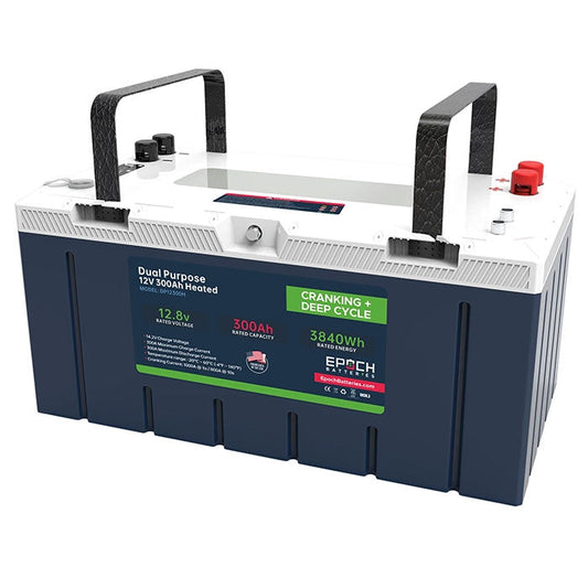 Epoch Batteries 12V 300Ah Pro Series LiFePO4 Lithium Battery