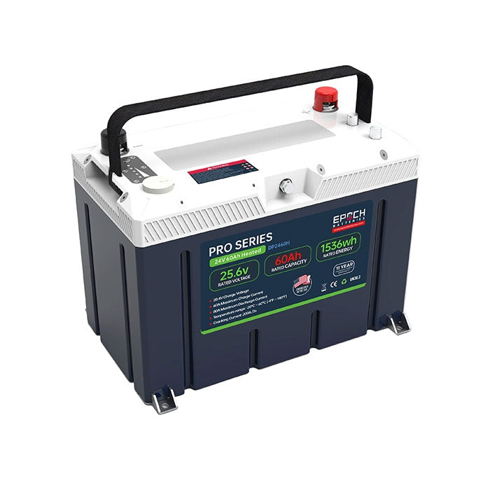 Epoch Batteries 24V 60Ah Pro Series LiFePO4 Lithium Battery