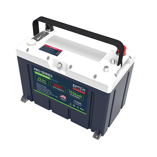 Epoch Batteries 24V 60Ah Pro Series LiFePO4 Lithium Battery