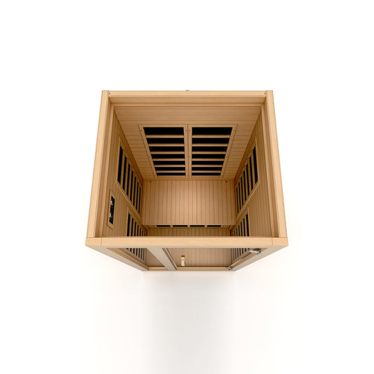 Dynamic Saunas Gracia Elite 1-Person Full Spectrum Infrared Sauna top view