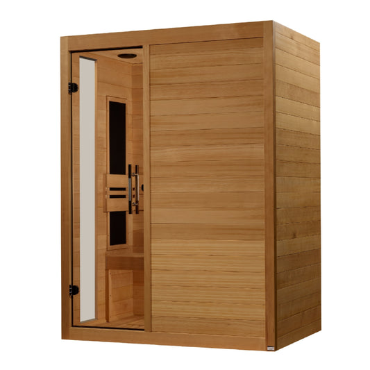 Dynamic Toscana 3-Person Low EMF Far Infrared Sauna side view