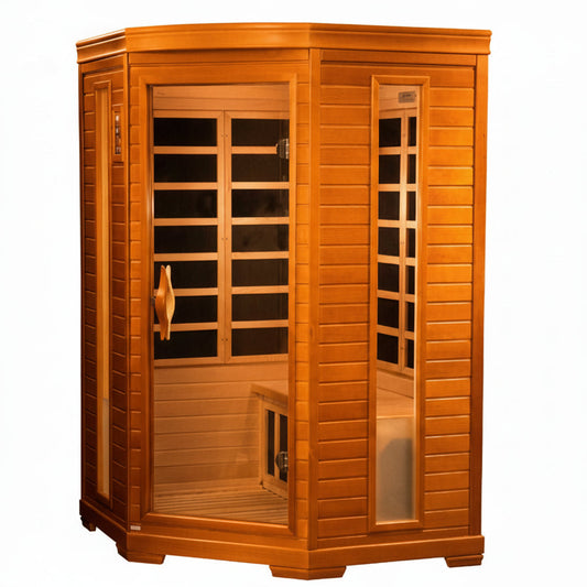 Dynamic Saunas Elite Low EMF Far Infrared Sauna DYN-6225-02-Elite, Heming Edition