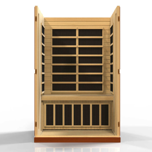 Dynamic Low EMF Far Infrared Sauna DYN-6220-01, Vittoria Elite Edition Interior View