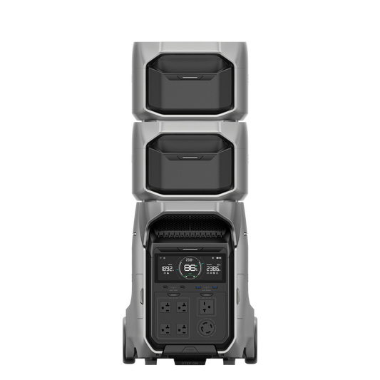 EcoFlow DELTA Pro 3 Portable Power Station + 2 x Extra Batteries