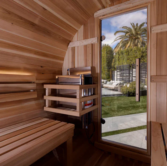 Golden Designs Zurich 4-Person Barrel Sauna