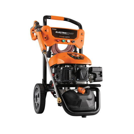 Generac 3100 PSI 2.5 GPM Electric Start Gas Pressure Washer Kit with Attachments 7143