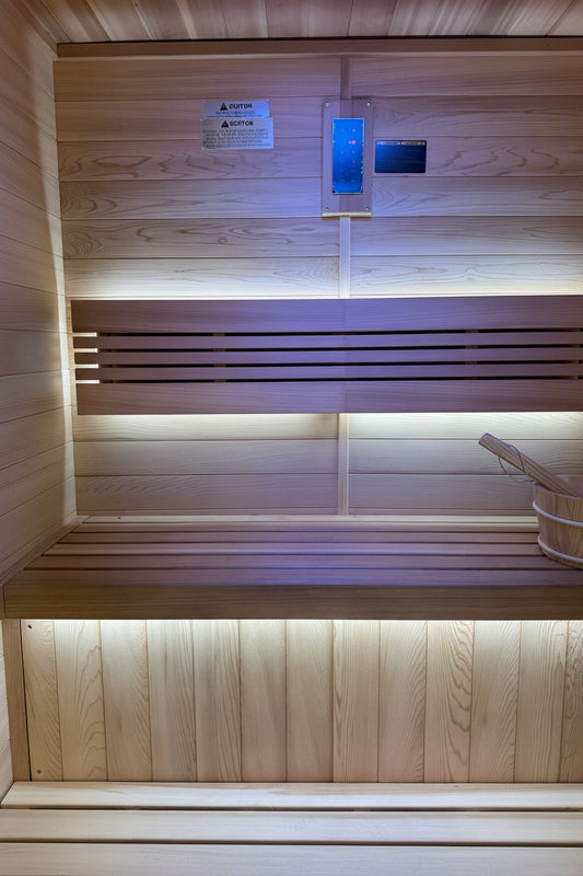Golden Designs Narvik Traditional Sauna Interior