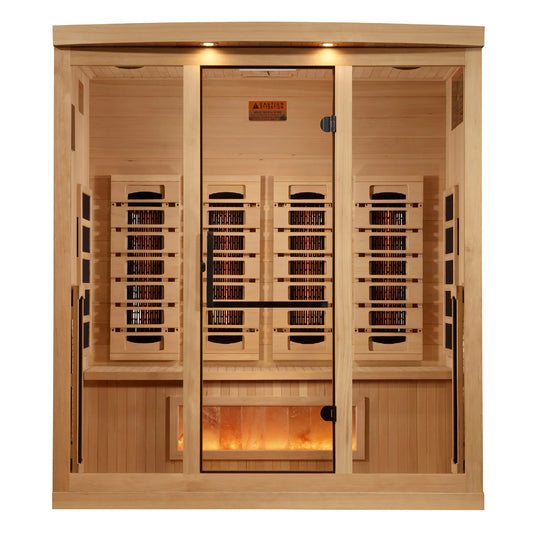 Golden Designs Reserve 4-Person Full Spectrum Infrared Sauna, GDI-8040-03