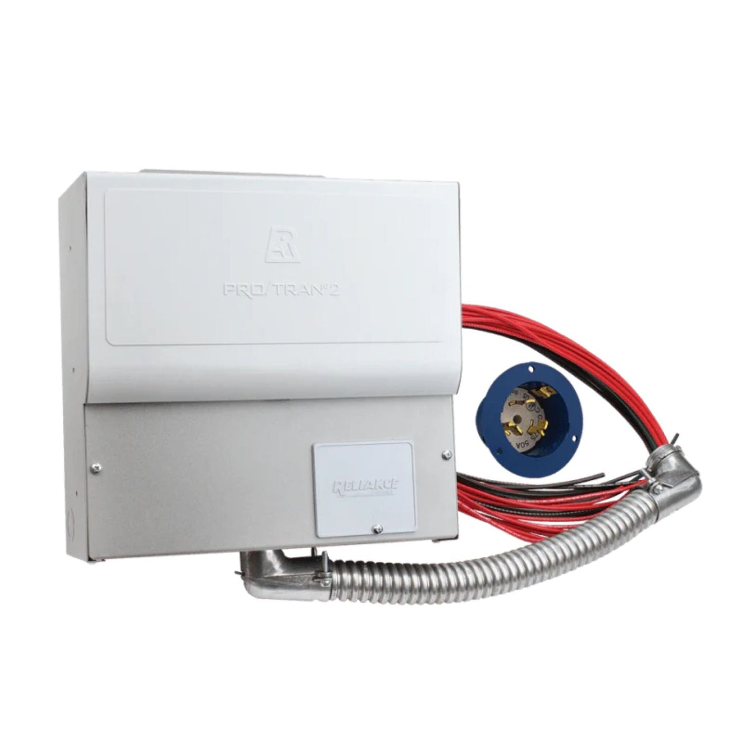 Jackery Manual Transfer Switch for Explorer 5000 Plus with wiring on a white background