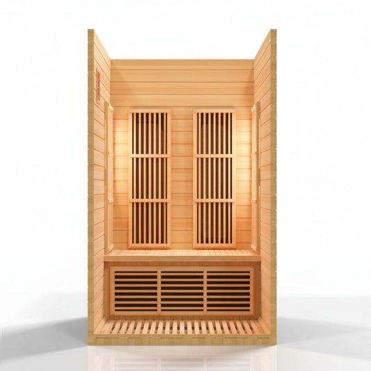 Maxxus "Seattle" 2 Person FAR Infrared Sauna MX-J206-01 Inside