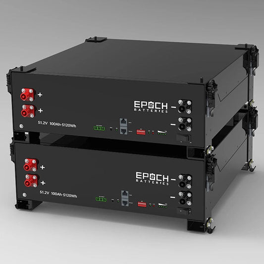 Epoch Batteries 48V 100Ah 5.12kWh Self-Heating Server Rack Lithium Battery