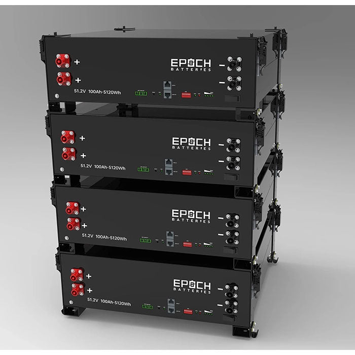 Epoch Batteries 48V 100Ah 5.12kWh Self-Heating Server Rack Lithium Battery