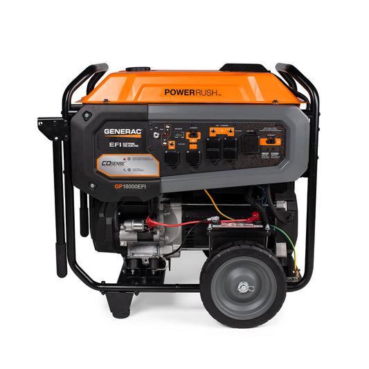 Generac GP18000EFI 18000W/22500W Low THD Gas Generator Electric Start
