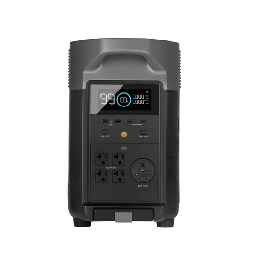 Special Bundle: 2 EcoFlow Delta Pro Portable Power Station + Double Voltage Hub