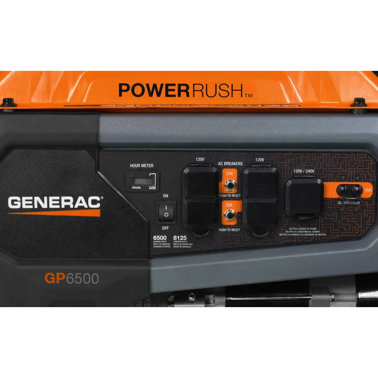 Generac GP6500 6500W/8125W Gas Generator