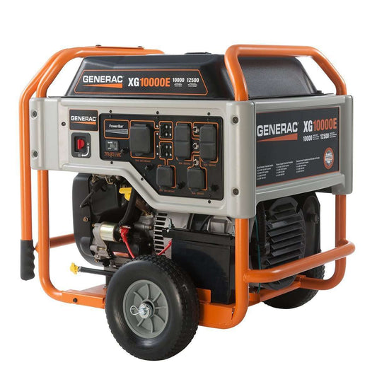 Generac XG10000E 10000W/12500W 50 Amp Generator Electric Start