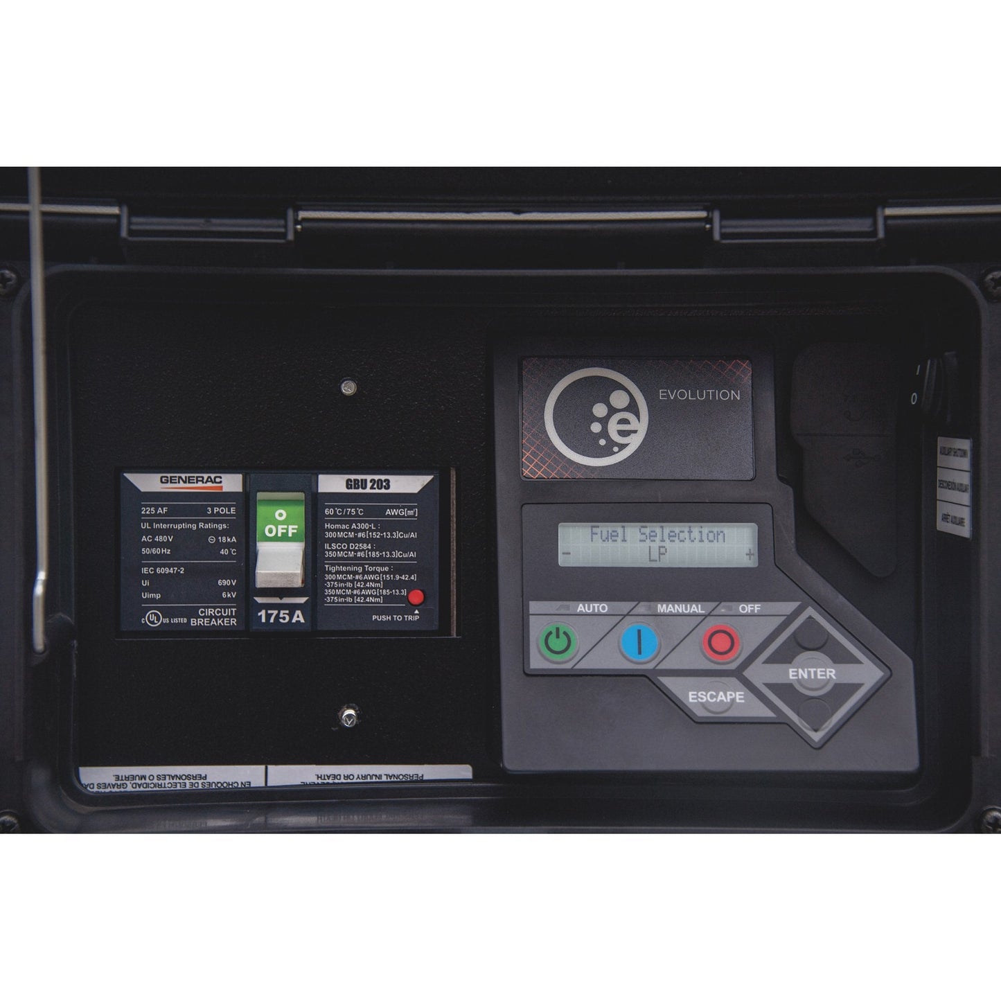 Generac Protector RG06045KNAX 60kW Liquid Cooled 3 Phase 277/480V Standby Generator New
