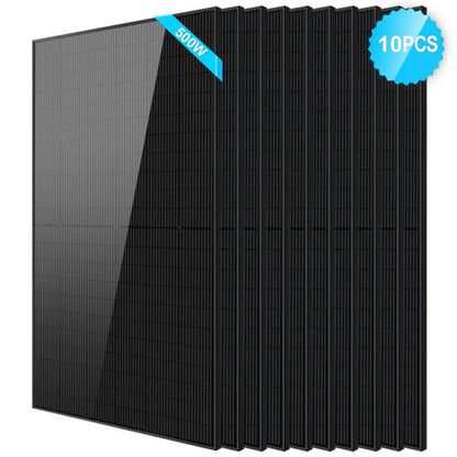 10 pcs SunGold Power 500W Mono Black Solar Panel 