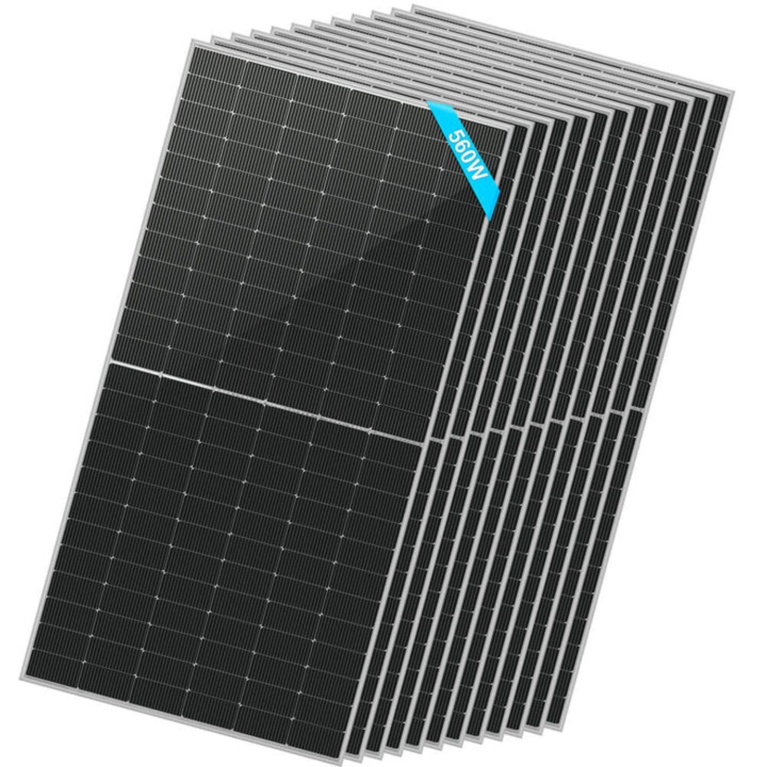 10 pcs SunGold Power 560 Watt Bifacial PERC Solar Panel