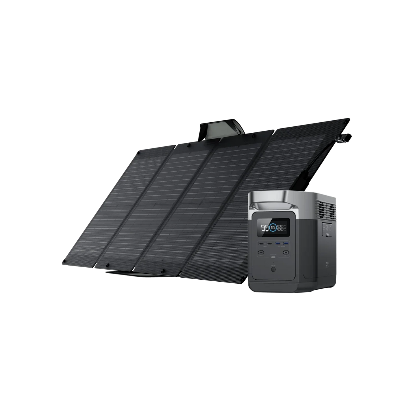 EcoFlow DELTA 2 Portable Power Station + 110W Portable Solar Panel