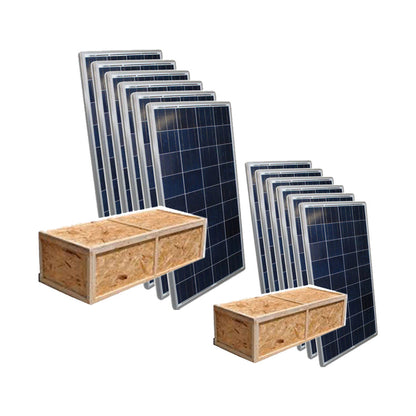 12-Pack Of AIMS Power 330 Watt Monocrystalline Solar Panel With Aluminum Frame