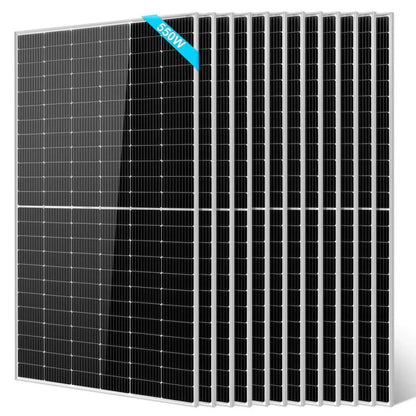 12 Pcs SunGold 550 Watt Monocrystalline Solar Panel