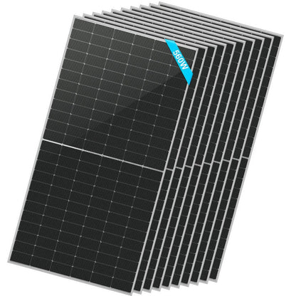 12 pcs SunGold Power 560 Watt Bifacial PERC Solar Panel