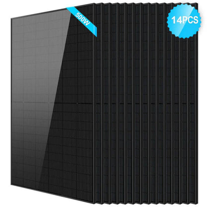 14 pcs SunGold Power 500W Mono Black Solar Panel