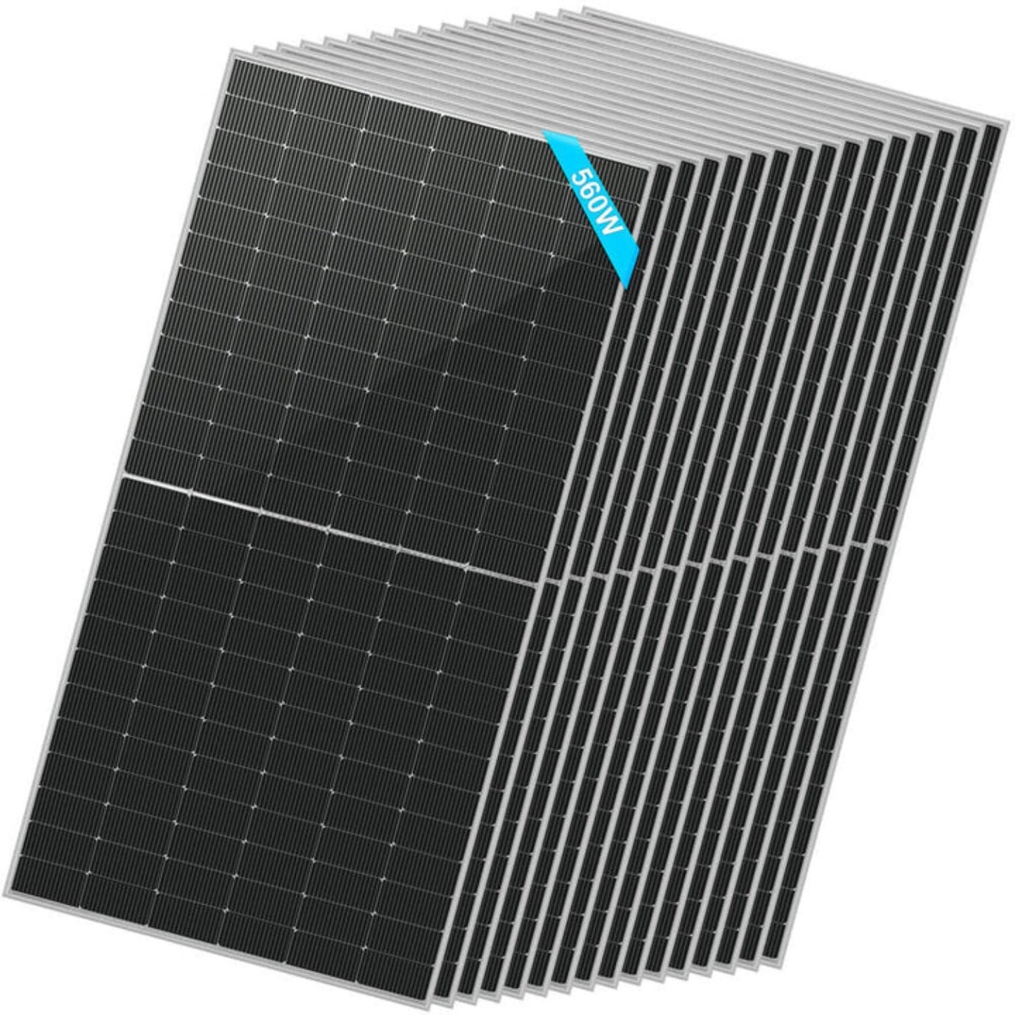 14 pcs SunGold Power 560 Watt Bifacial PERC Solar Panel