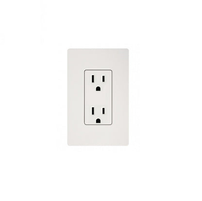 15 Amp Outlet on white background