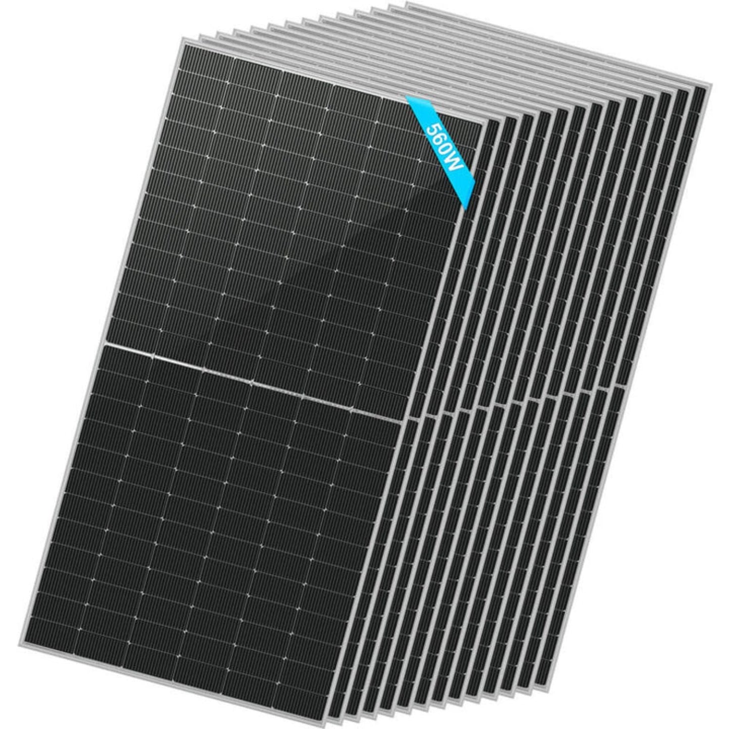 16 pcs SunGold Power 560 Watt Bifacial PERC Solar Panel