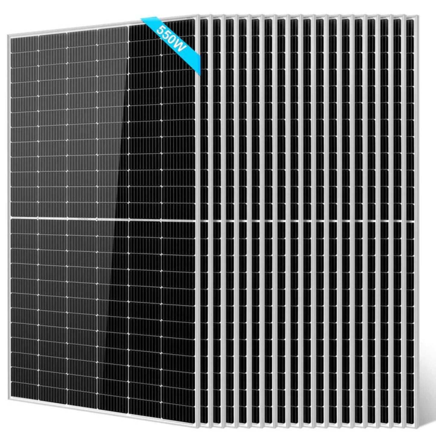 18 Pcs SunGold 550 Watt Monocrystalline Solar Panel