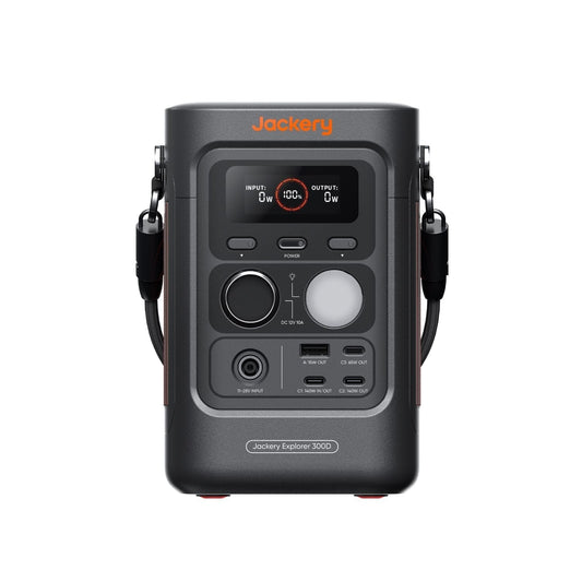 Jackery Explorer 300D Portable Power Station | 288Wh | 300W | 100W Solar Input